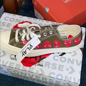 Forest green comme des Garçons . Low top. Size 9